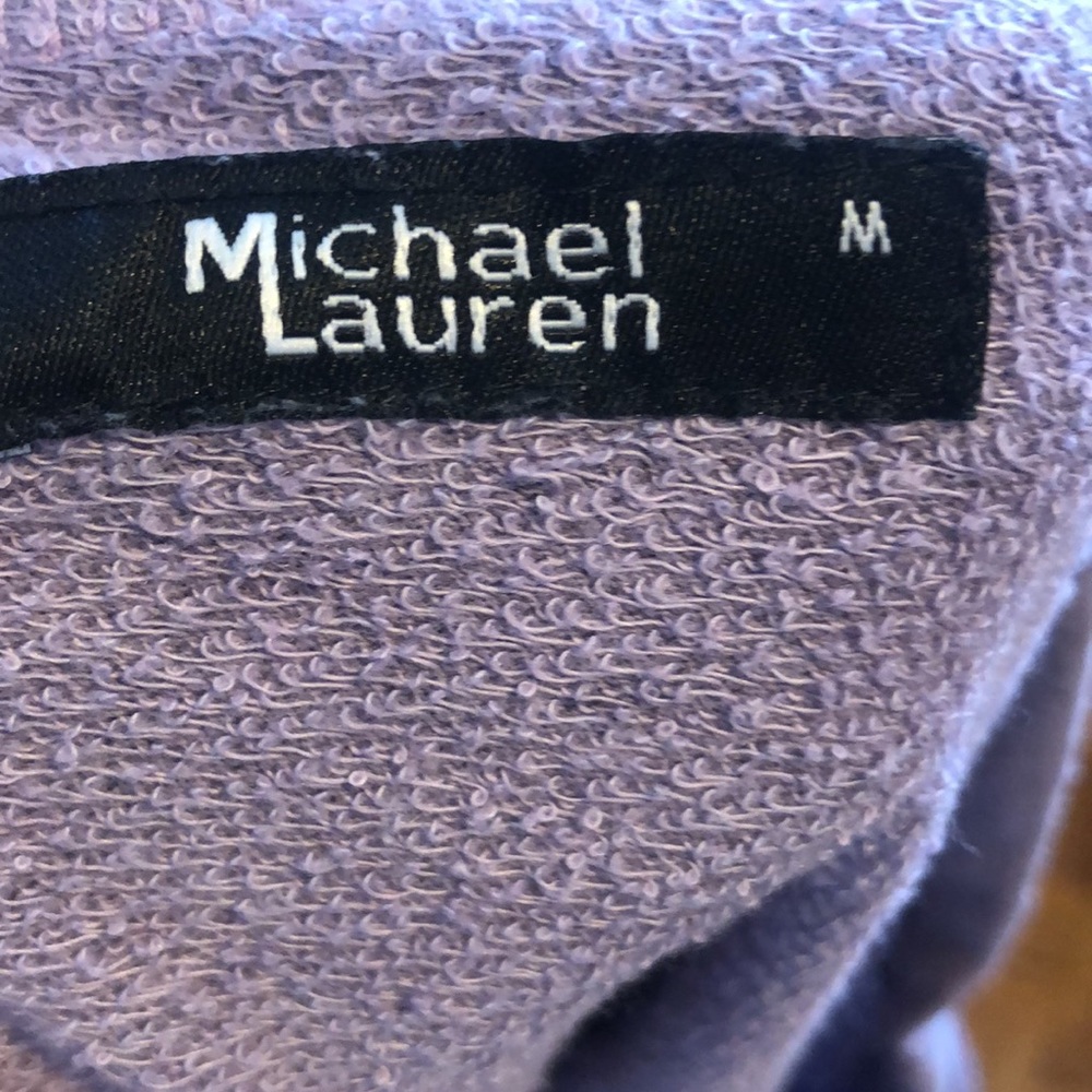 💜 REVOLVE - Michael Lauren - Link Sweatshirt M 💜 - Picture 4 of 9